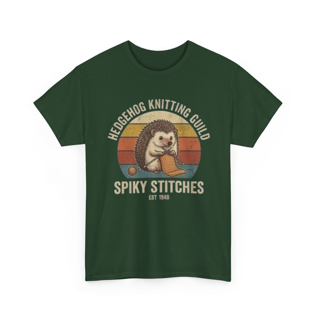 Hedgehog Knitting Guild Unisex Heavy Cotton Tee