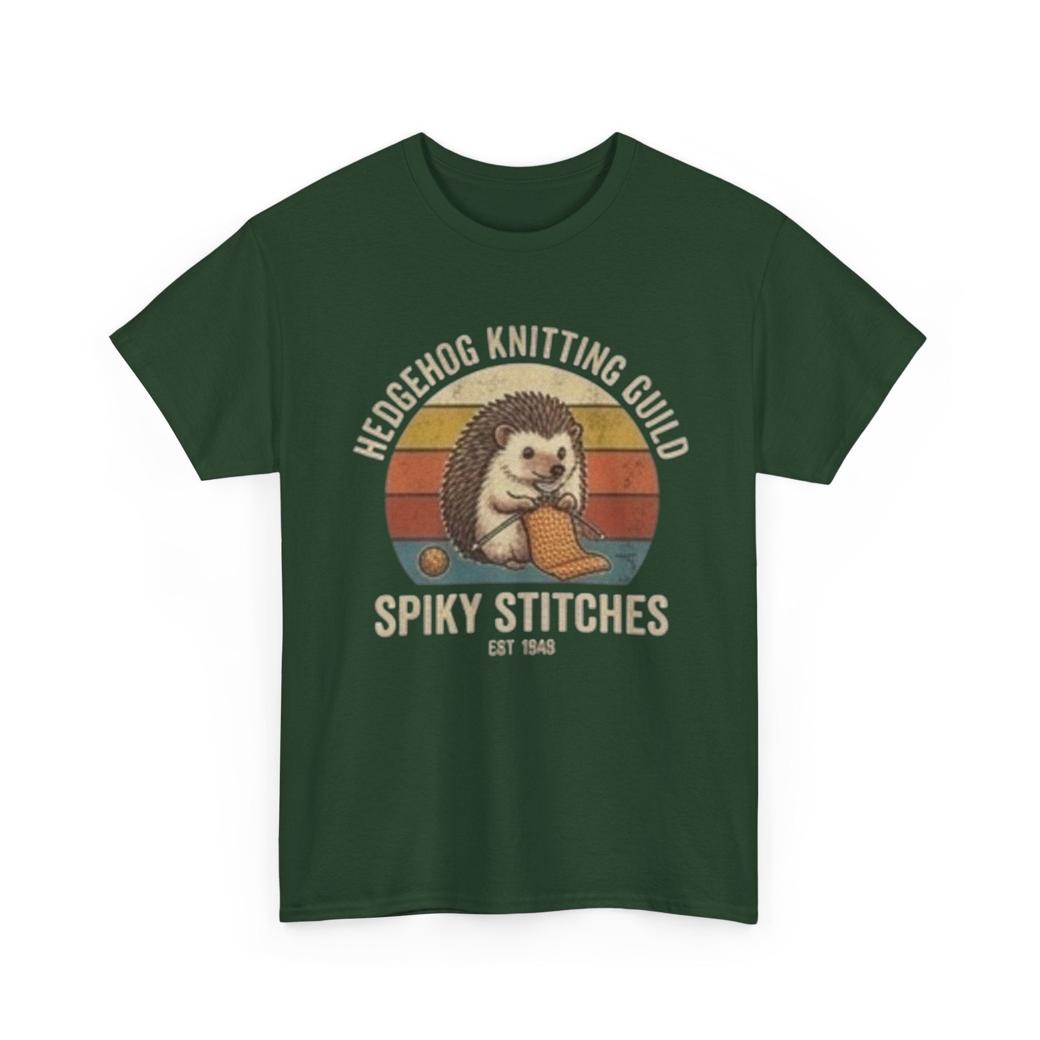 Hedgehog Knitting Guild Unisex Heavy Cotton Tee