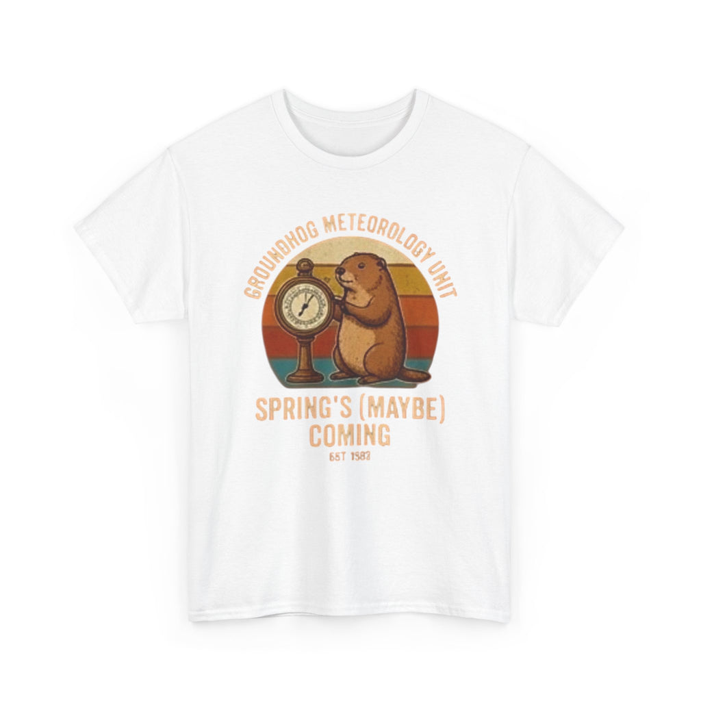 Groundhog meteorology unit Unisex Heavy Cotton Tee