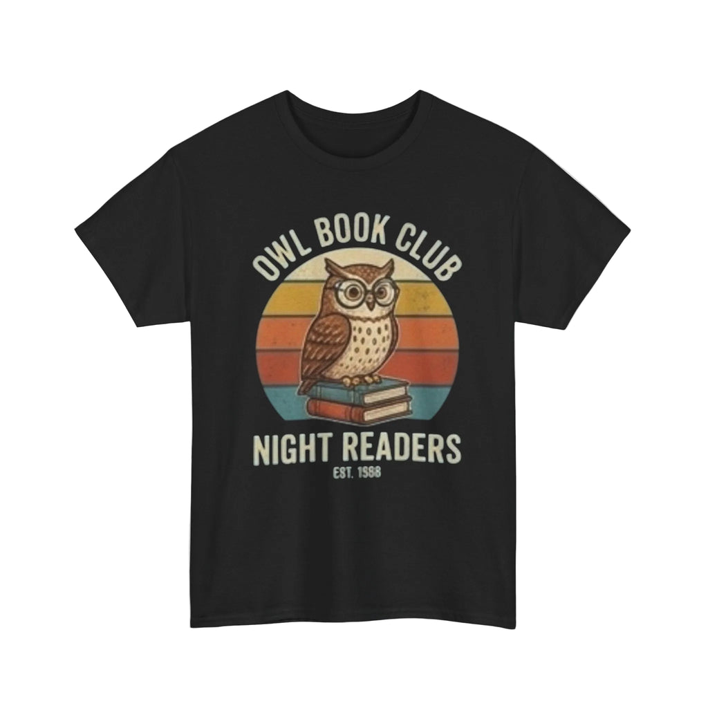 Owl Book ClubUnisex Heavy Cotton Tee