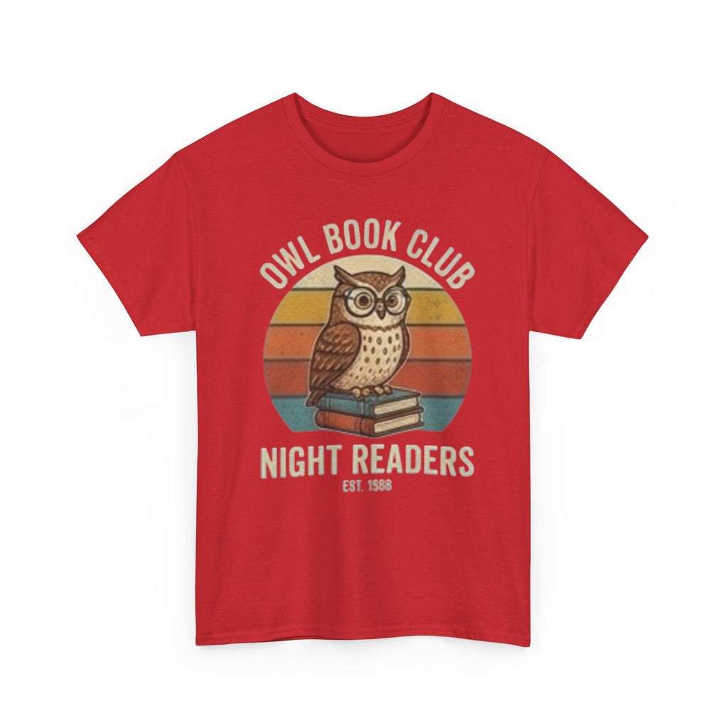Owl Book ClubUnisex Heavy Cotton Tee