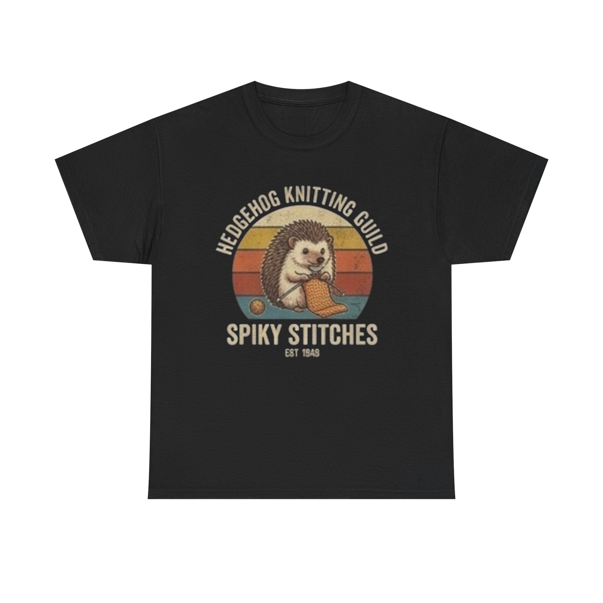 Hedgehog Knitting Guild Unisex Heavy Cotton Tee