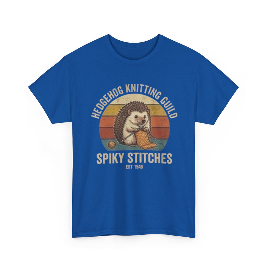Hedgehog Knitting Guild Unisex Heavy Cotton Tee