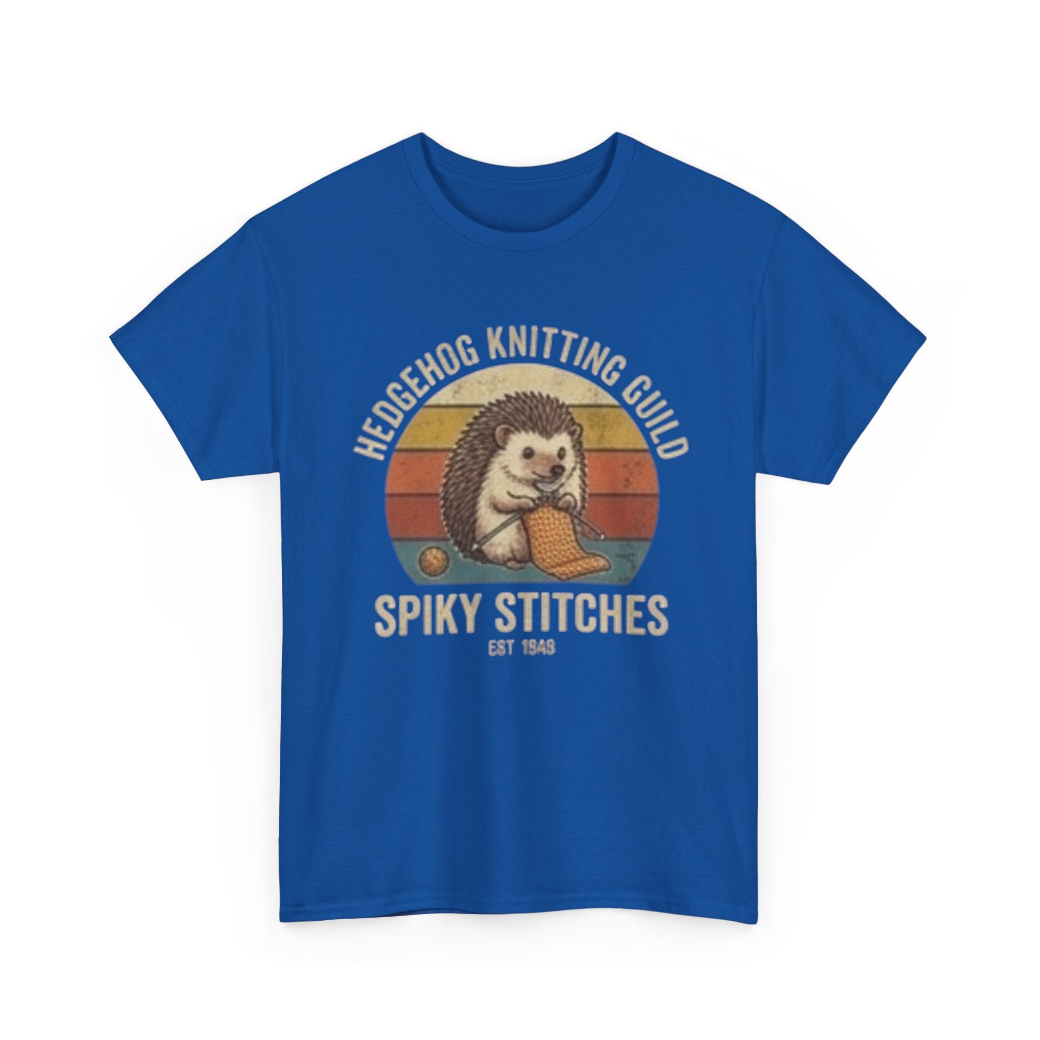 Hedgehog Knitting Guild Unisex Heavy Cotton Tee