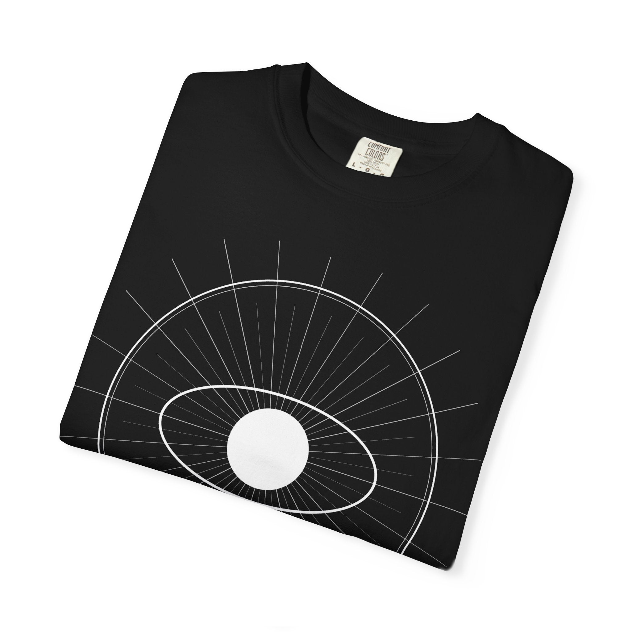 Eye of Ra Spiritual T-Shirt — Garment-Dyed Vintage White Tee