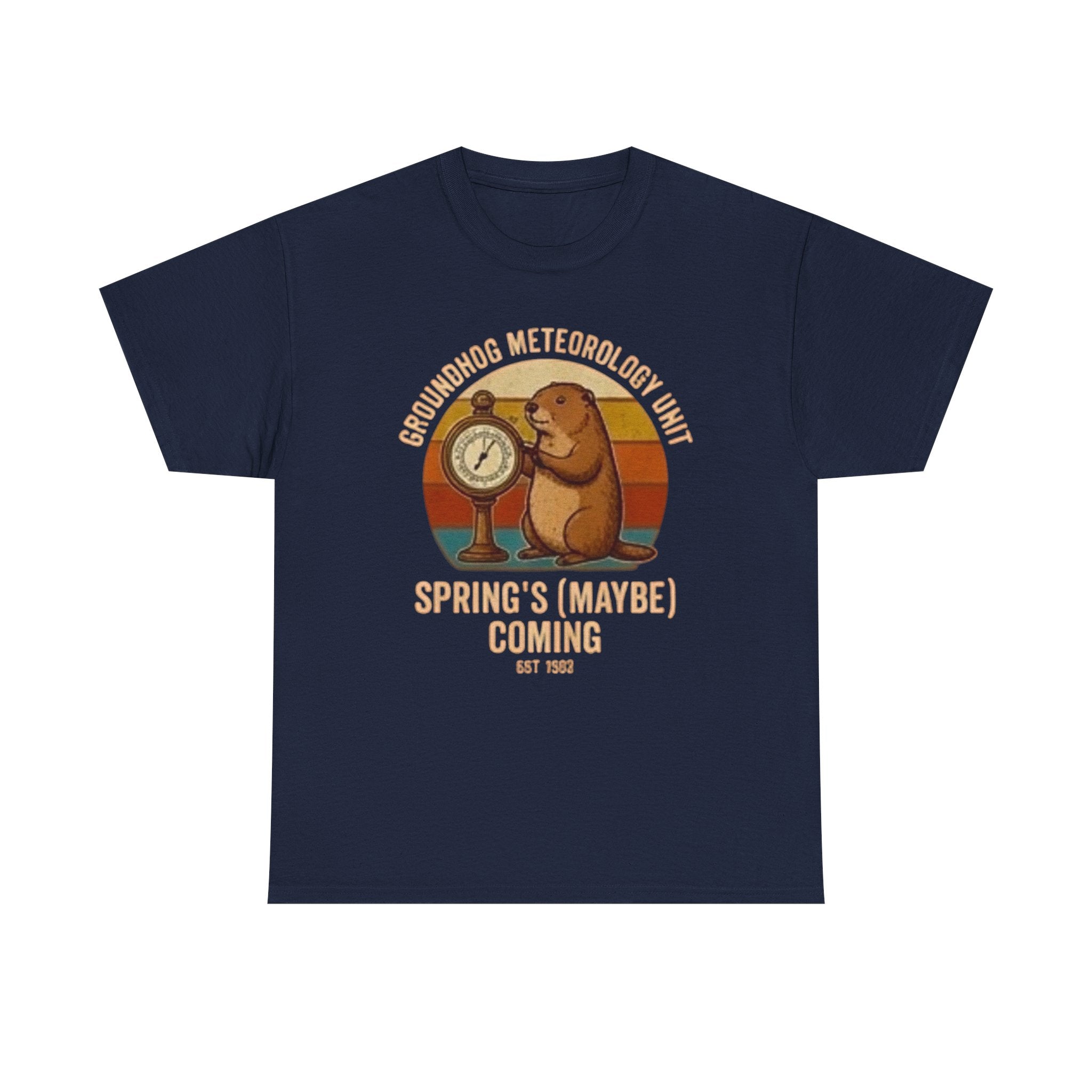 Groundhog meteorology unit Unisex Heavy Cotton Tee