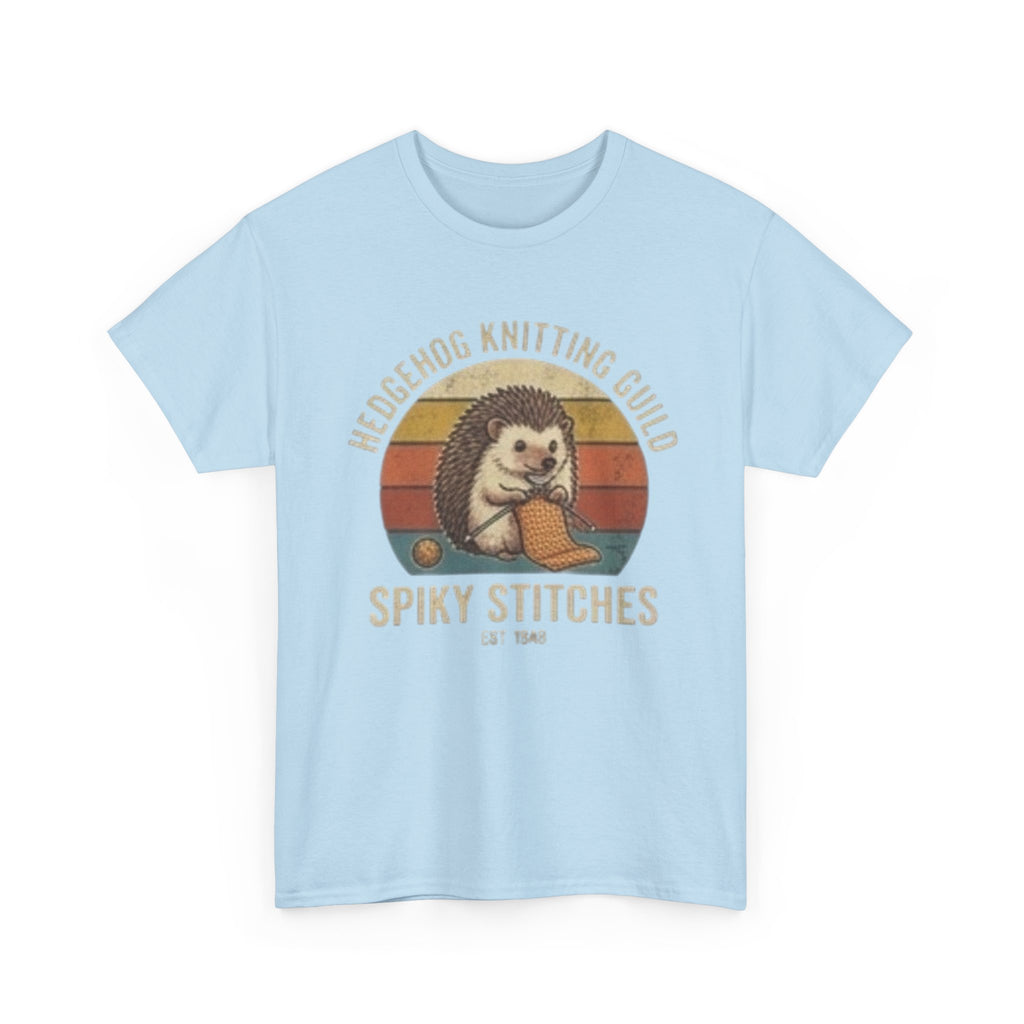 Hedgehog Knitting Guild Unisex Heavy Cotton Tee
