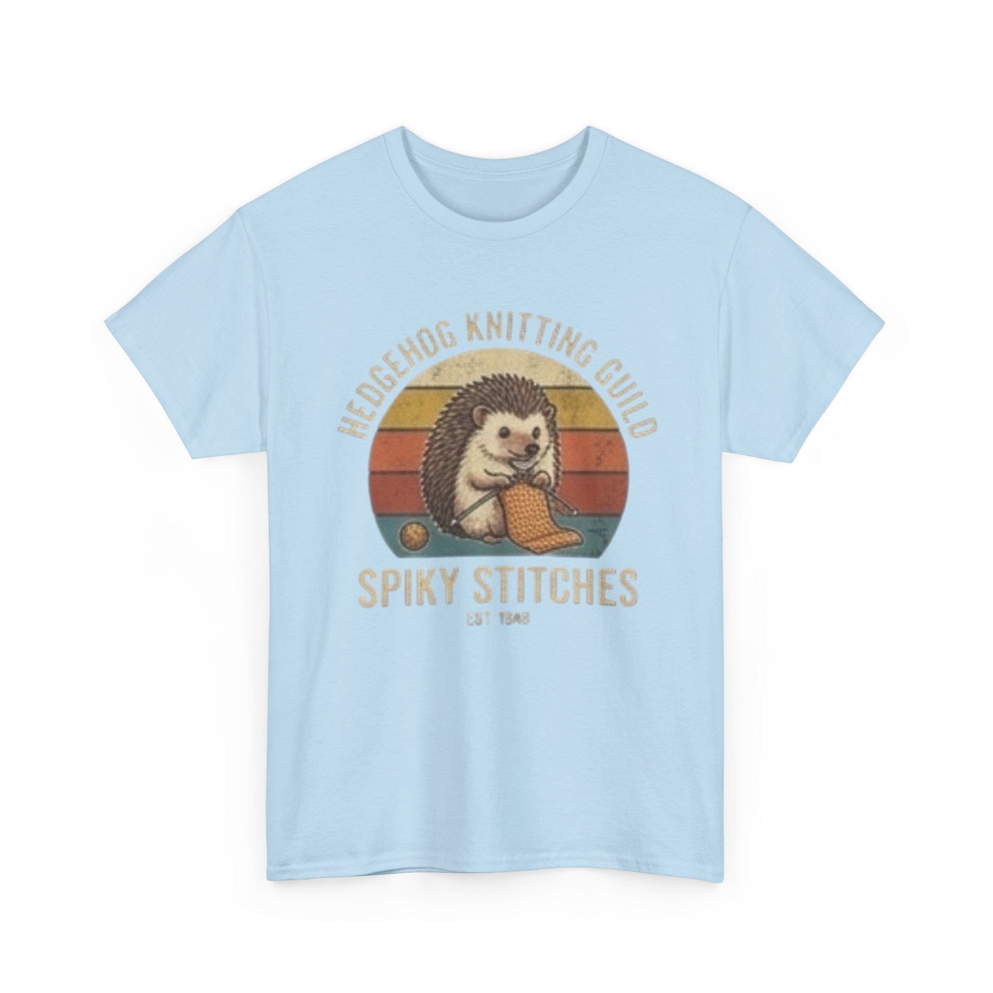 Hedgehog Knitting Guild Unisex Heavy Cotton Tee