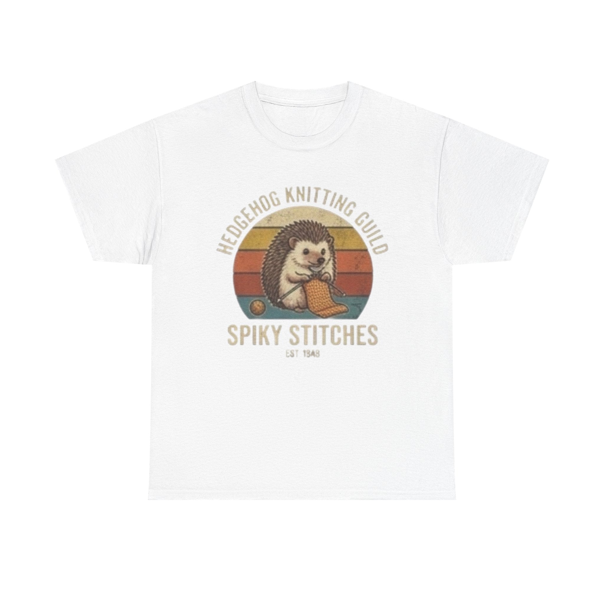 Hedgehog Knitting Guild Unisex Heavy Cotton Tee