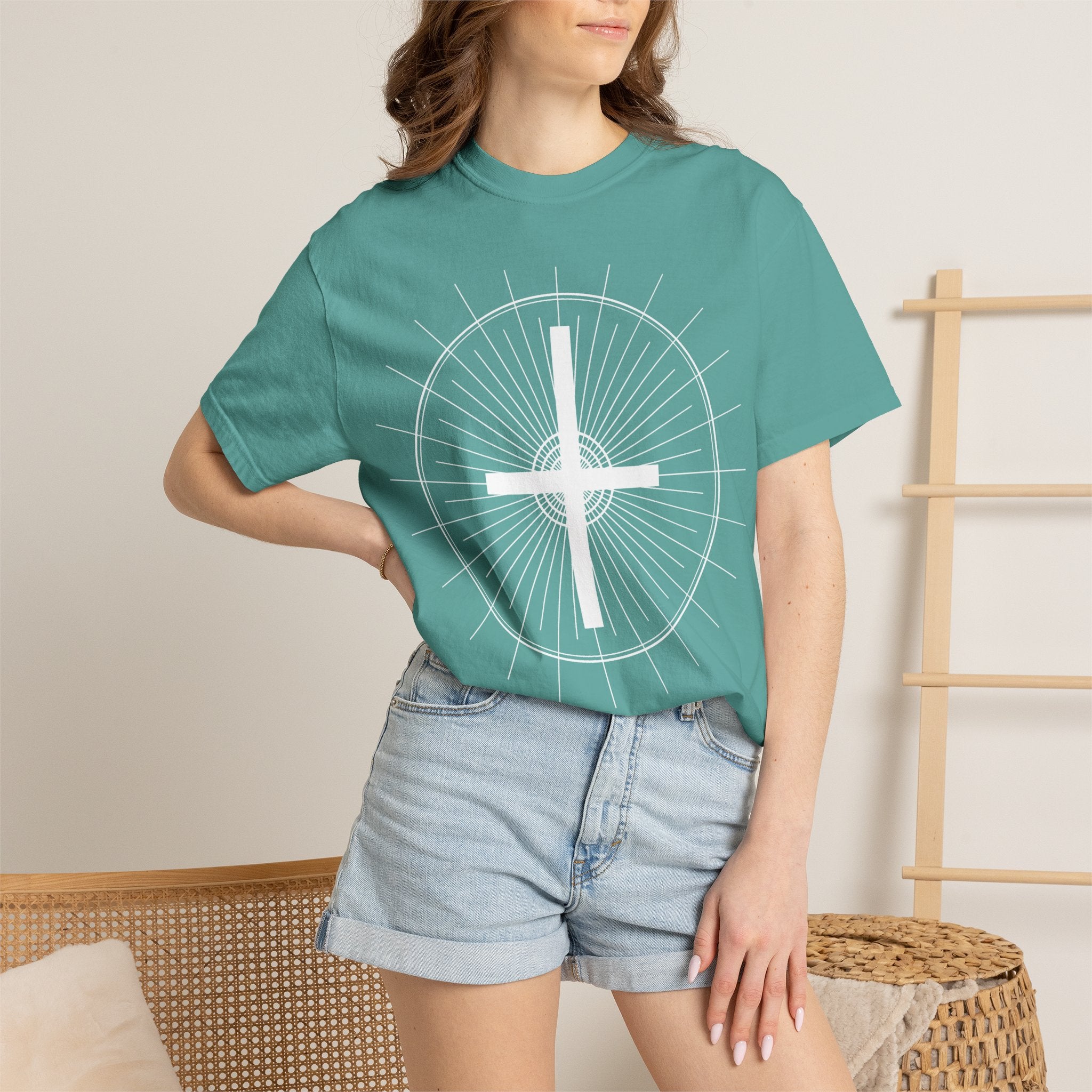Classic White T-Shirt — Garment-Dyed Comfort Tee