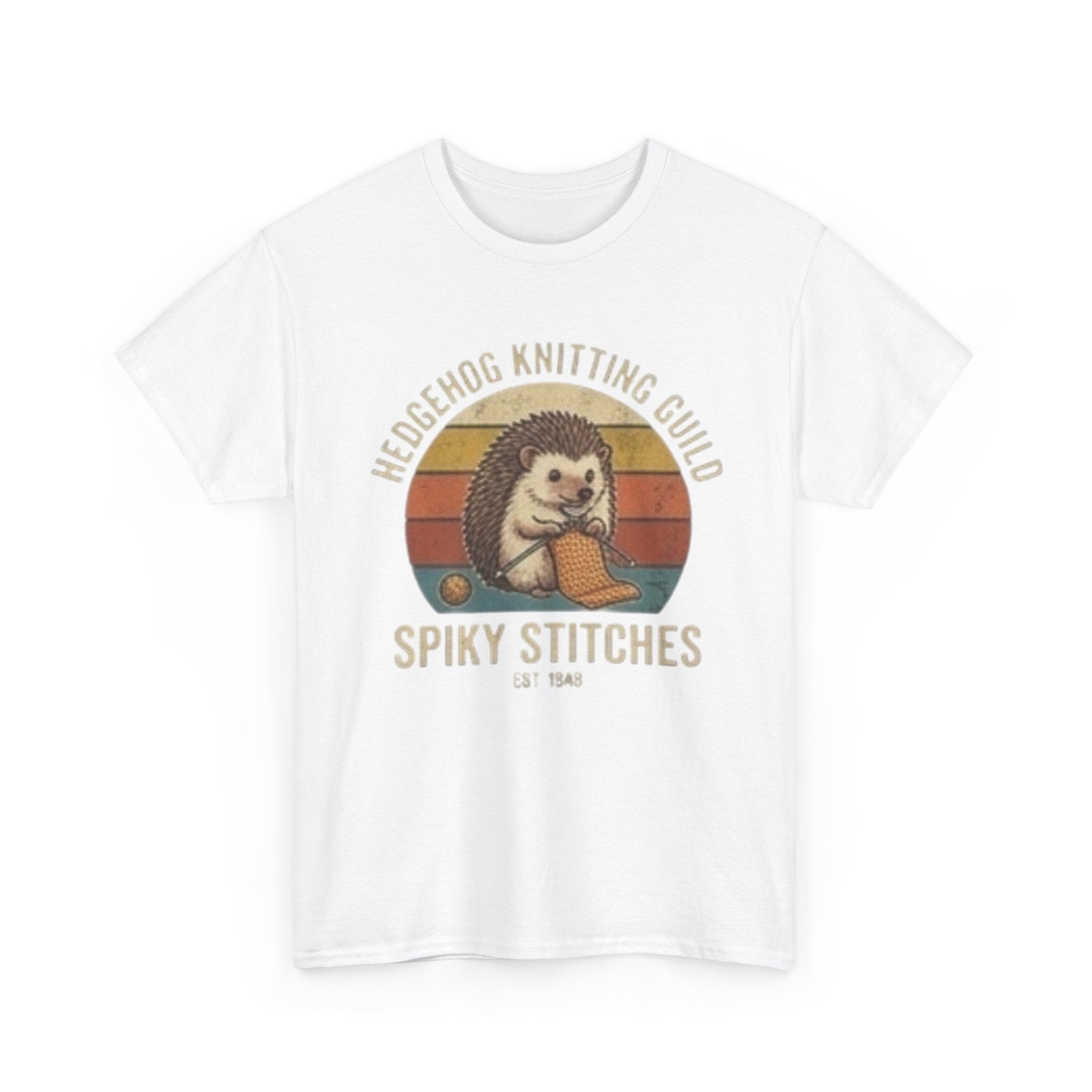 Hedgehog Knitting Guild Unisex Heavy Cotton Tee