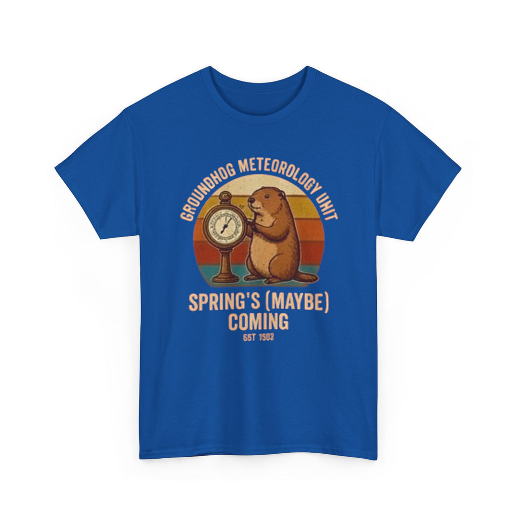 Groundhog meteorology unit Unisex Heavy Cotton Tee