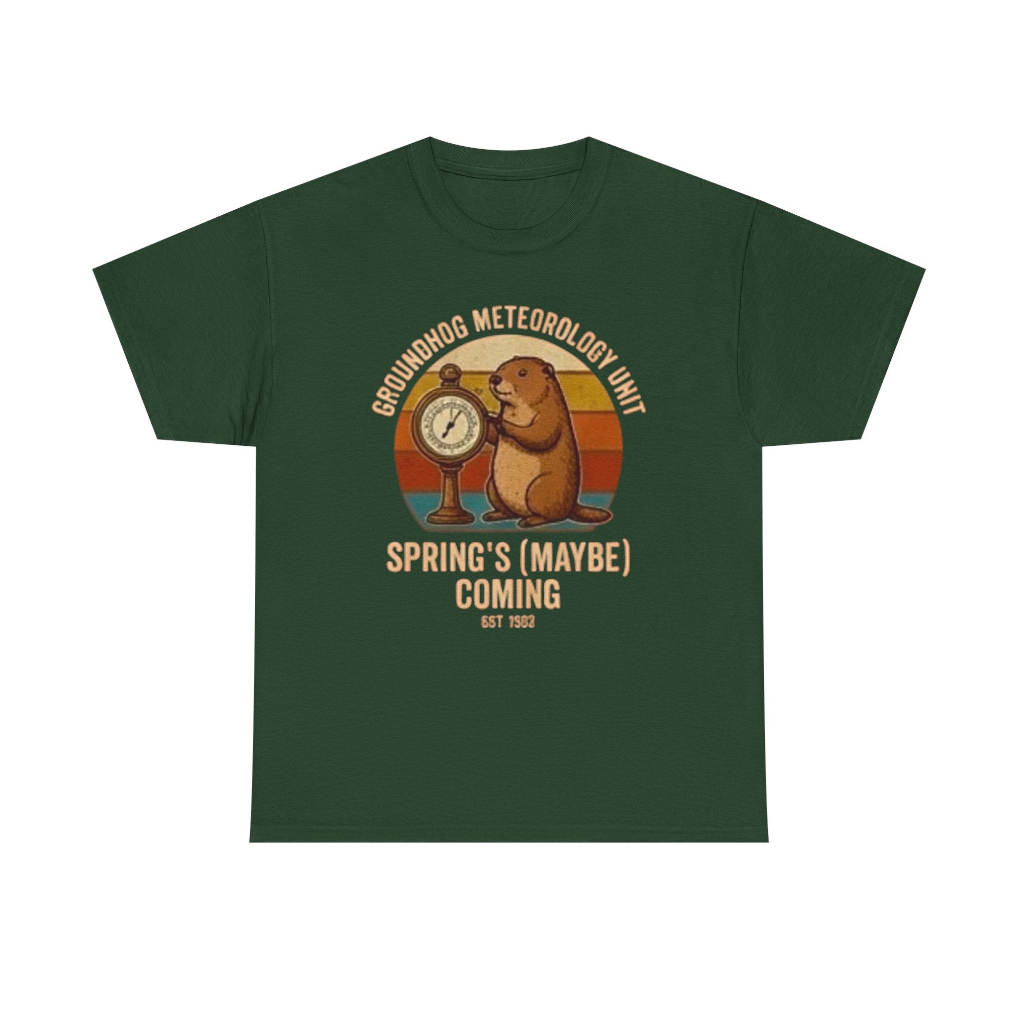 Groundhog meteorology unit Unisex Heavy Cotton Tee