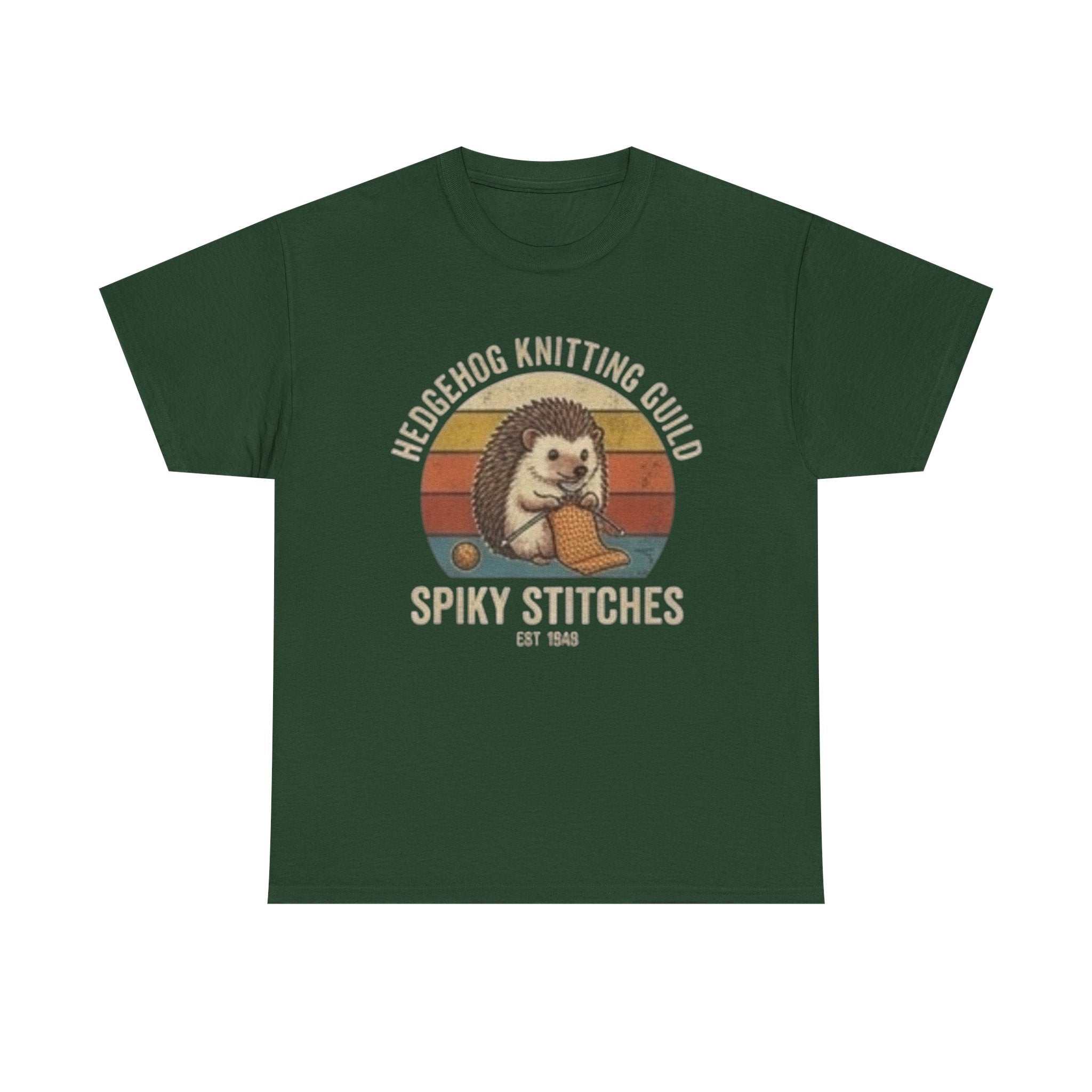 Hedgehog Knitting Guild Unisex Heavy Cotton Tee