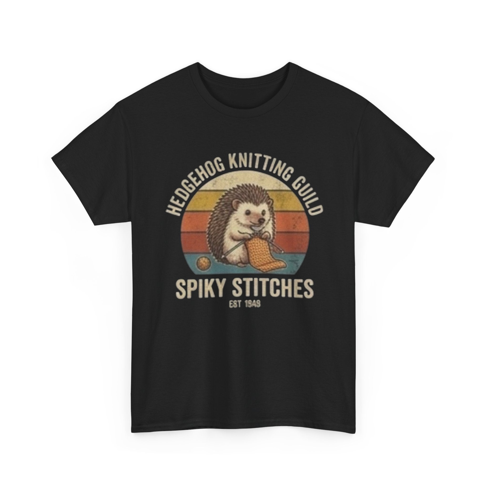 Hedgehog Knitting Guild Unisex Heavy Cotton Tee