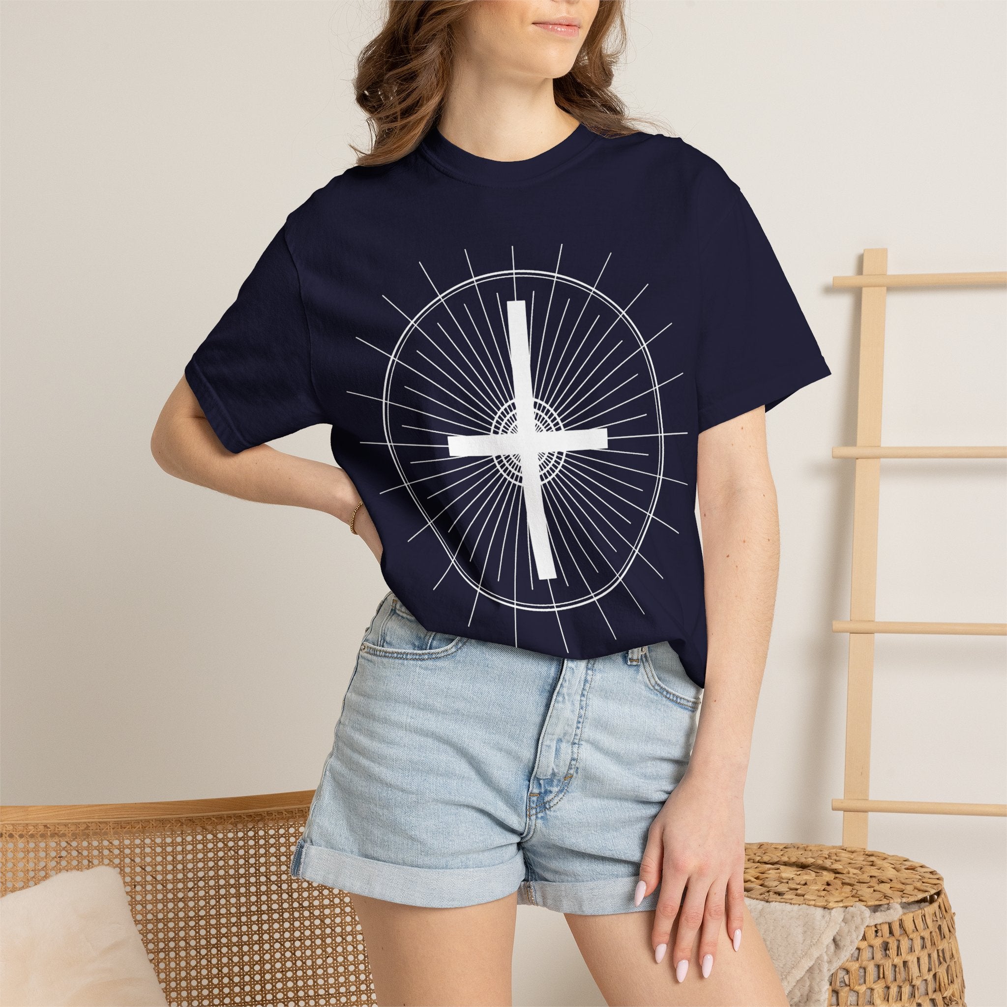 Classic White T-Shirt — Garment-Dyed Comfort Tee