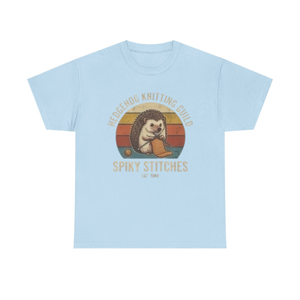 Hedgehog Knitting Guild Unisex Heavy Cotton Tee