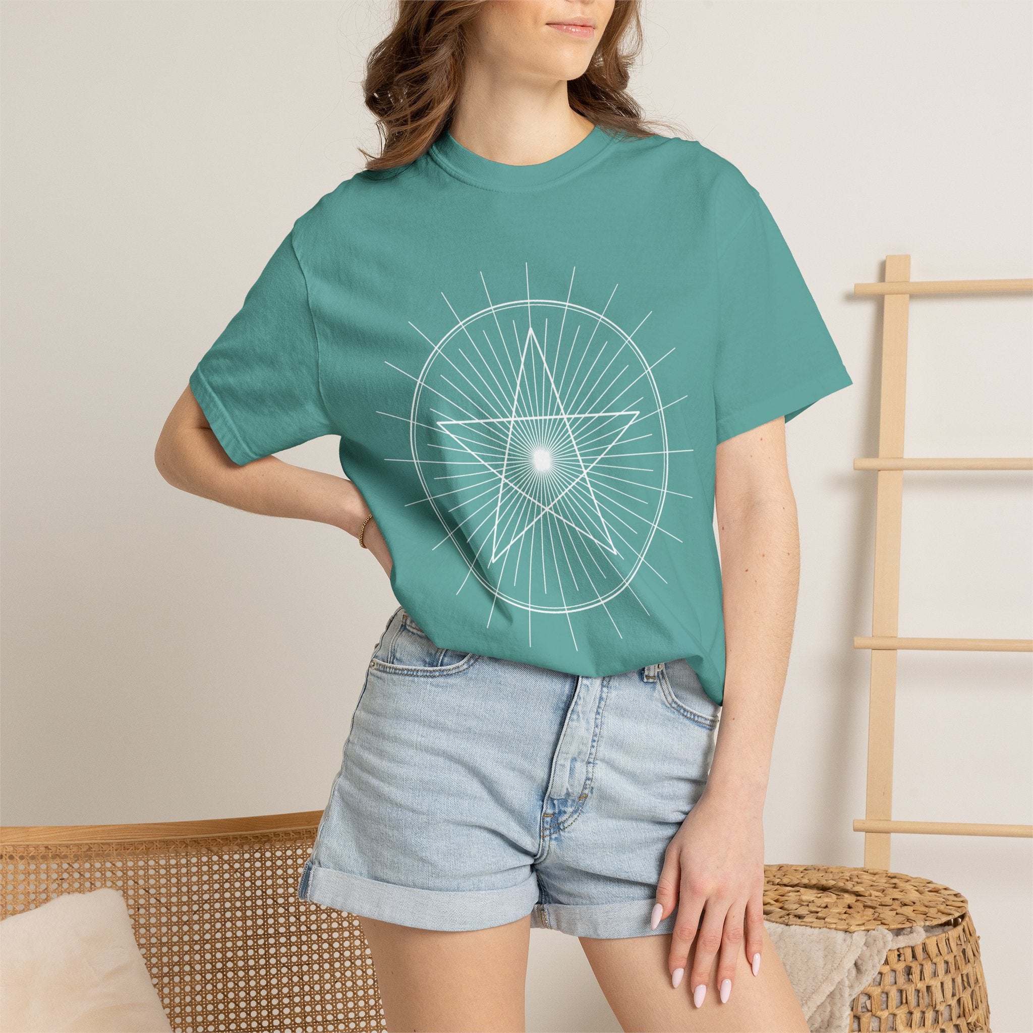 Classic White T‑Shirt — Garment-Dyed Unisex Tee