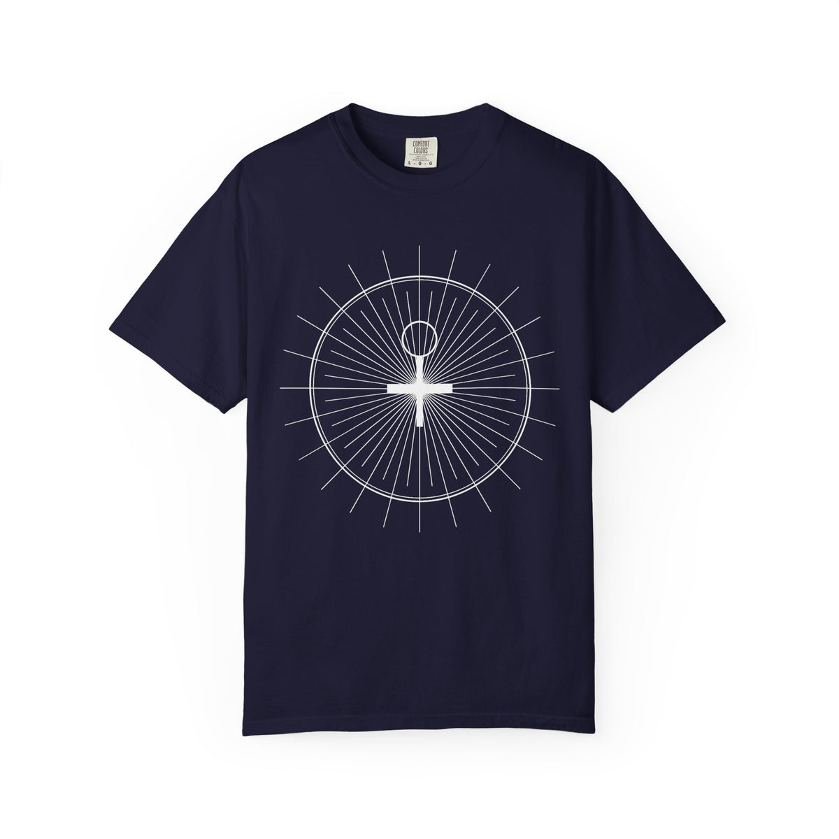 Ankh Radiance T-Shirt — Egyptian Ankh Spiritual Symbol Tee