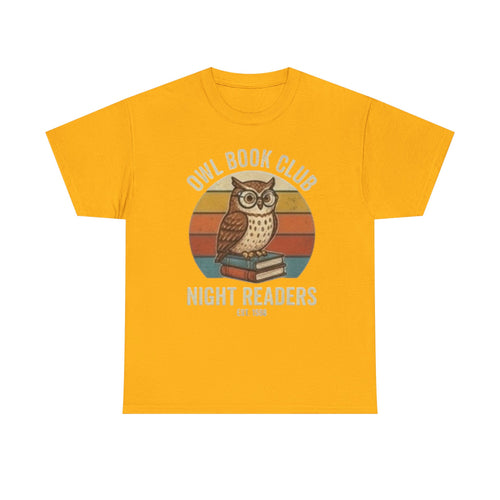 Owl Book ClubUnisex Heavy Cotton Tee