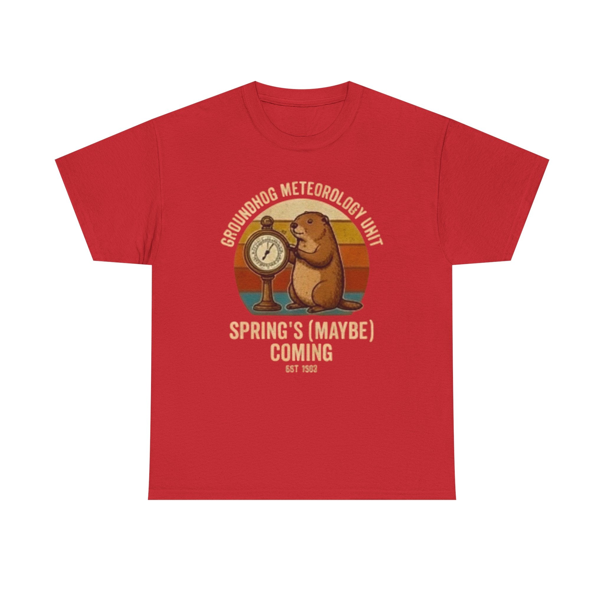 Groundhog meteorology unit Unisex Heavy Cotton Tee