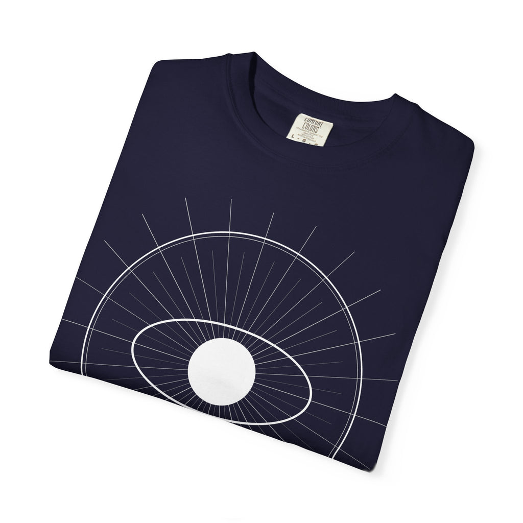 Eye of Ra Spiritual T-Shirt — Garment-Dyed Vintage White Tee