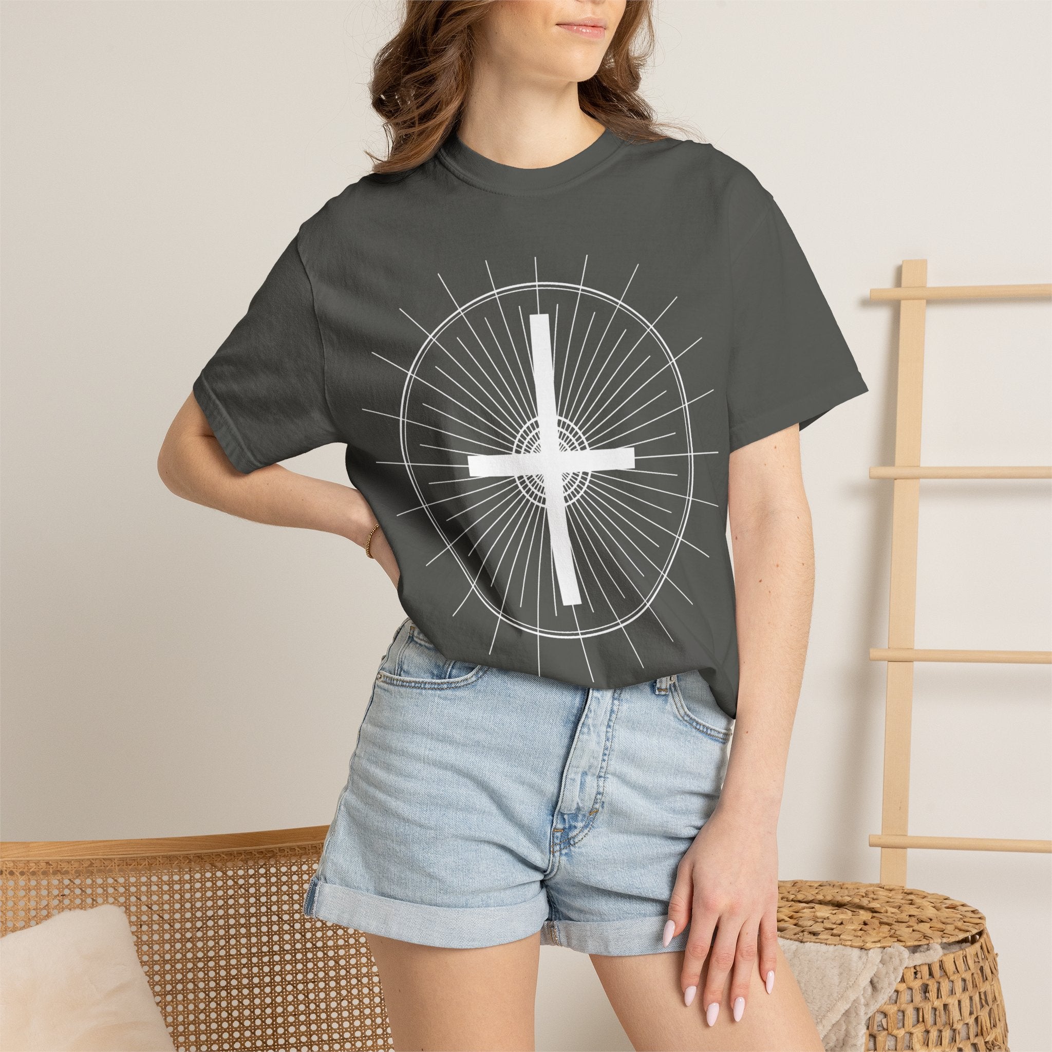 Classic White T-Shirt — Garment-Dyed Comfort Tee