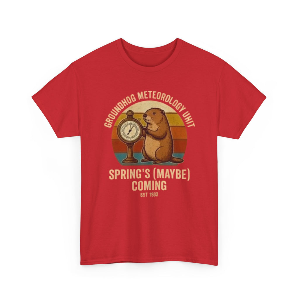 Groundhog meteorology unit Unisex Heavy Cotton Tee