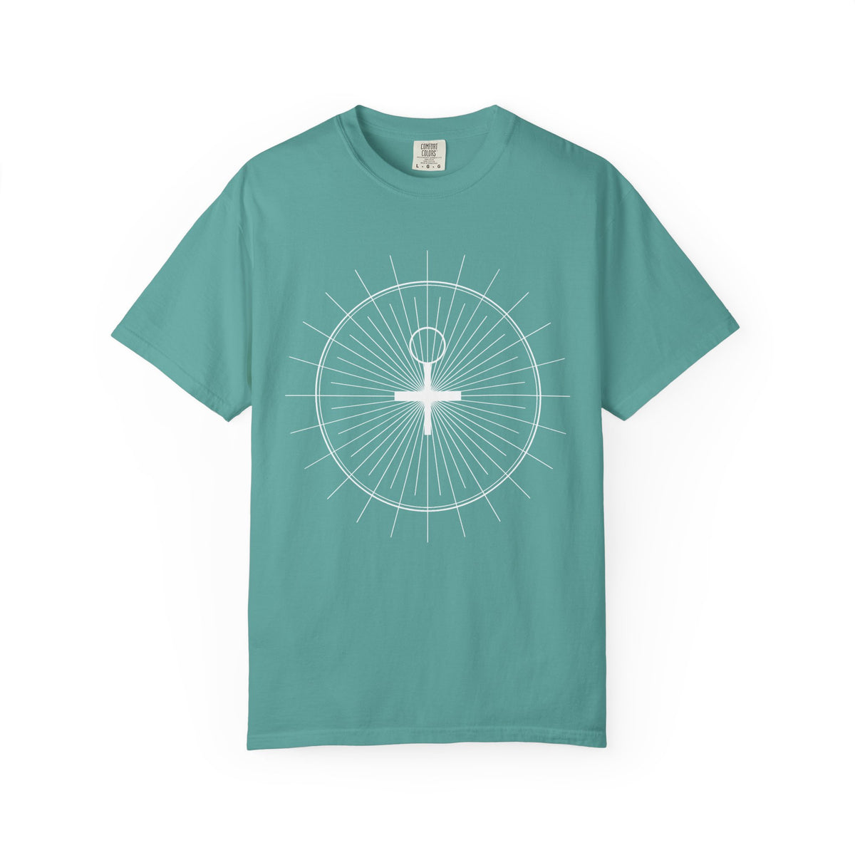 Ankh Radiance T-Shirt — Egyptian Ankh Spiritual Symbol Tee