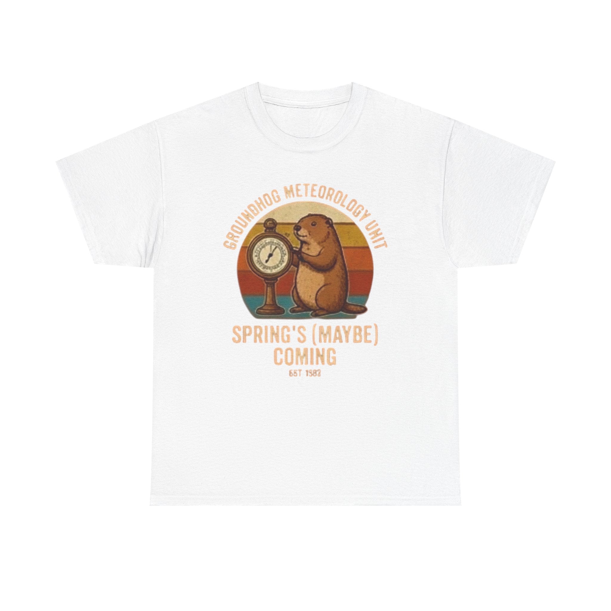 Groundhog meteorology unit Unisex Heavy Cotton Tee